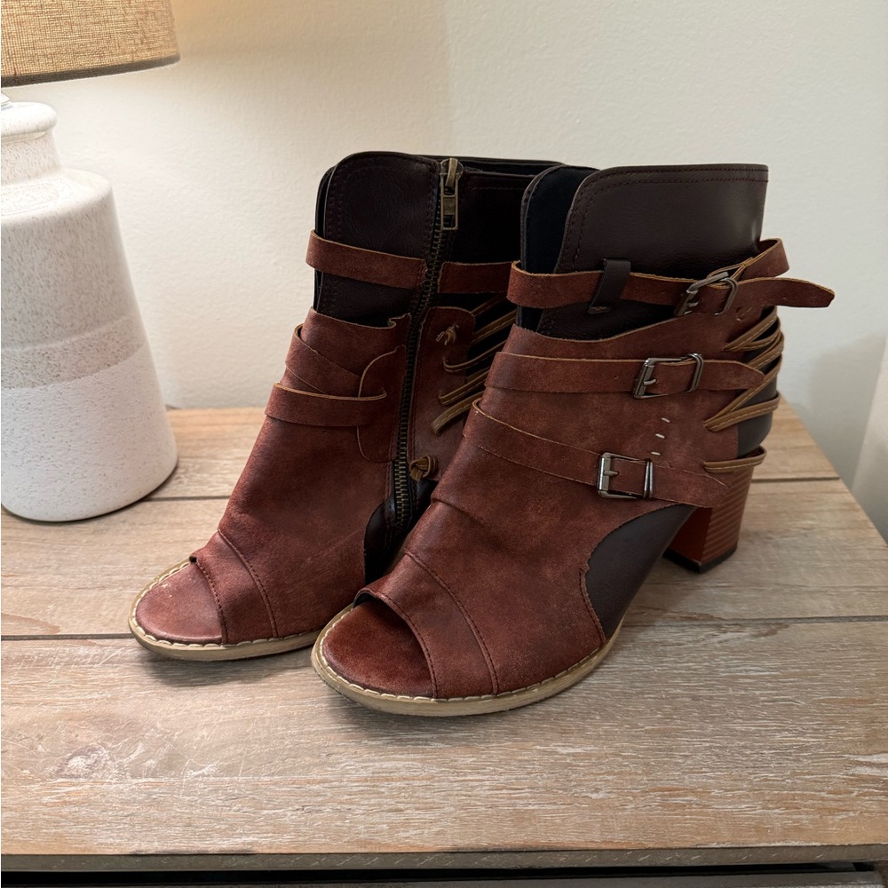 Strappy Women's Ankle Boots